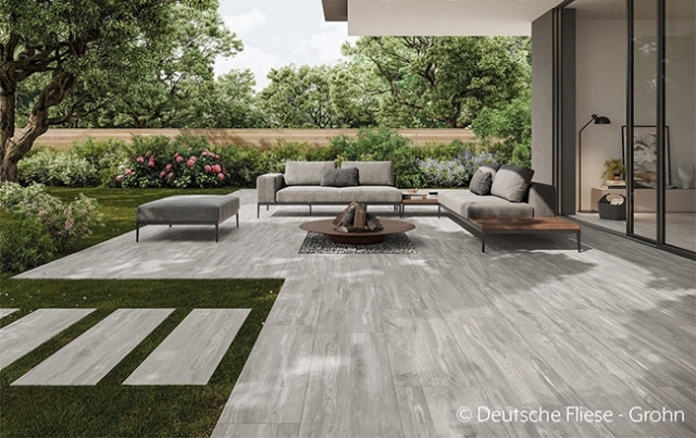Fliesen Schweizer Grohn Holzdekor Outdoor Terrasse